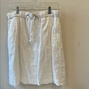 J. Crew White Mini Skirt